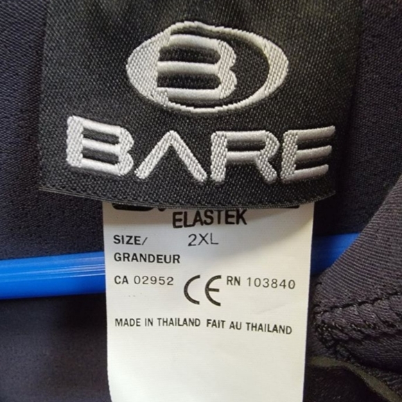 BARE Mens 2XL Wetsuit 7mm Step-In Hooded Vest - Picture 3 of 7